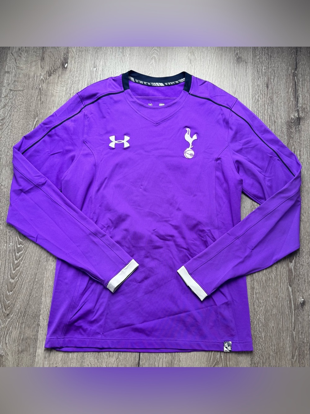 Under Armour Tottenham Hotspur ColdGear Fitted Long Sleeve Training Purple LG